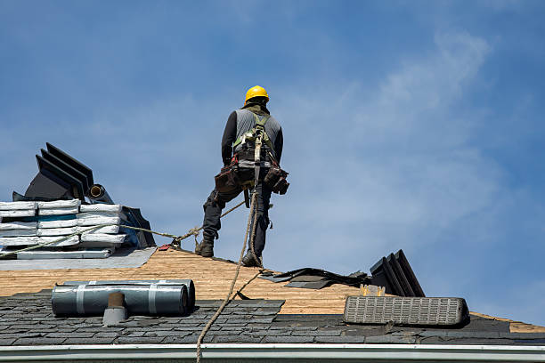 Professional Gutter Installation technician working in East Berlin, PA